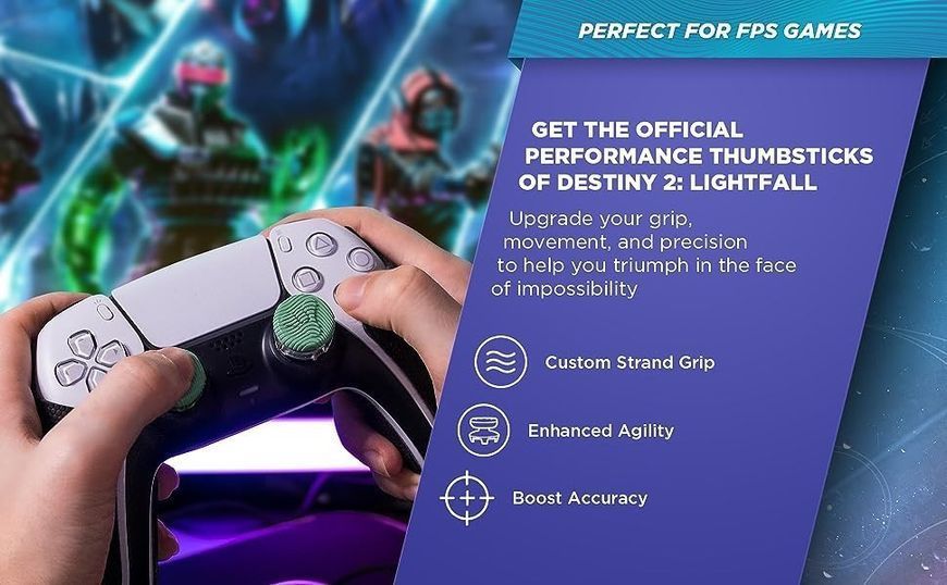 Накладки на стіки KontrolFreek Destiny 2 Lightfall (Strand Edition) для Sony DualShock PS4 / DualSense PS5 0780 фото