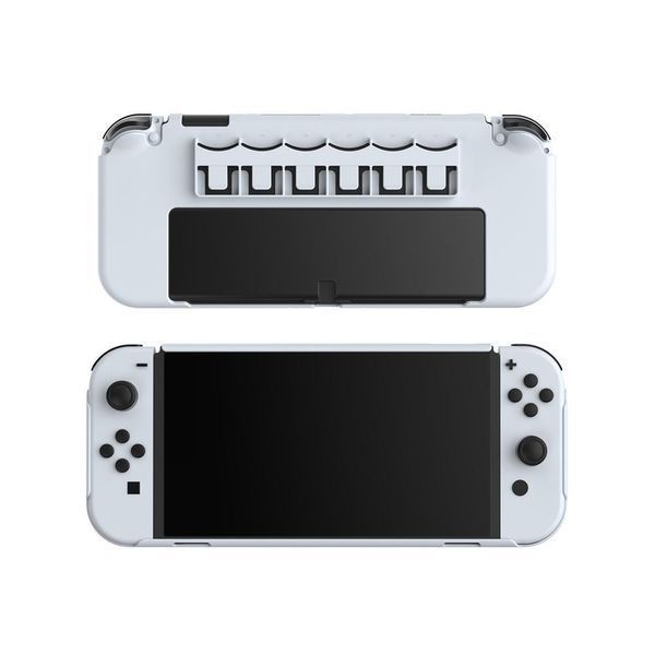 Накладка з кишенями для 6 картриджів Dobe TNS-1141 (Біла) для Nintendo Switch OLED 1152 фото