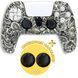 Защитный силиконовый чехол Black Leaf для геймпада Sony DualSense&trade; (PS5) + в подарок накладки на стики 0913 фото