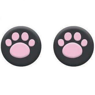 Силіконові накладки на стіки Лапки (Black/Pink) для геймпадів Sony DualShock PS4 / DualSense PS5 / Xbox Series|One (2шт.) 0809 фото