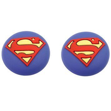Силіконові накладки на стіки Superman для геймпадів Sony DualShock PS4 / DualSense PS5 / Xbox Series|One (2шт.) 0713 фото