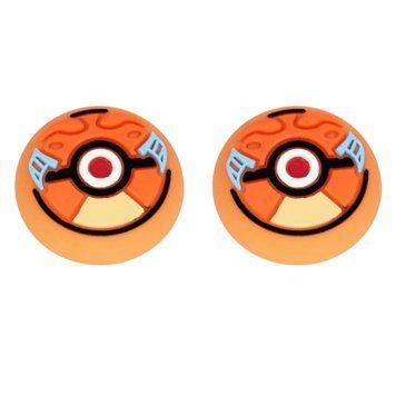 Силіконові накладки на стіки Pokemon Ball: Charizard для Nintendo Switch (2шт.) 0864 фото