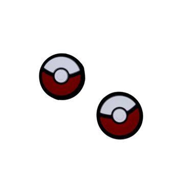 Силіконові накладки на стіки Red Pokemon Ball для Nintendo Switch (2шт.) 0494 фото