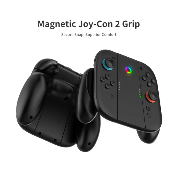 Держатель с зарядкой JYS Charging Grip для Joy-Con Nintendo Switch 2 с RGB 1515 фото
