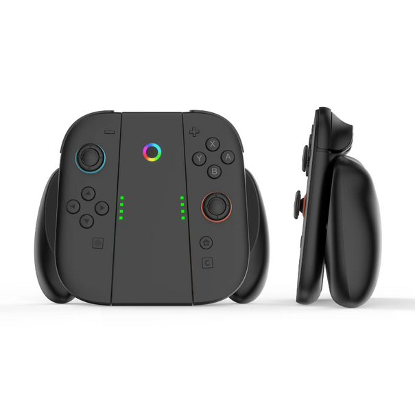 Держатель с зарядкой JYS Charging Grip для Joy-Con Nintendo Switch 2 с RGB 1515 фото