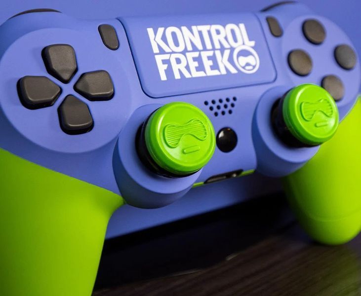 Накладки на стіки KontrolFreek Icon X (Green) для Sony DualShock PS4 / DualSense PS5 0782 фото