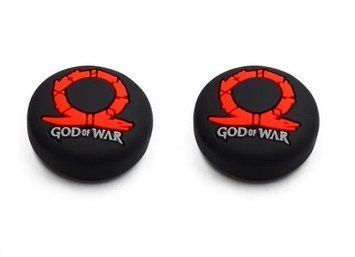 Силіконові накладки на стіки God of War для геймпадів Sony DualShock PS4 / DualSense PS5 / Xbox Series|One (2шт.) 0732 фото