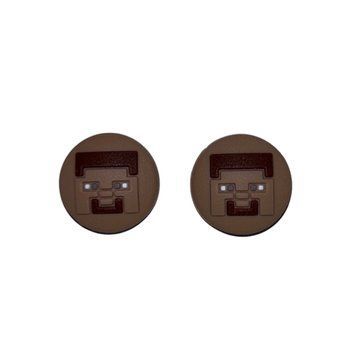 Силіконові накладки на стіки Minecraft Steve для Nintendo Switch (2шт.) 0665 фото