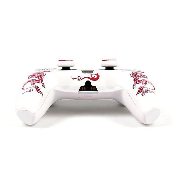 Якісний захисний силіконовий чохол Red Dragon для геймпаду Sony DualSense PS5 + накладки на стіки 1291 фото