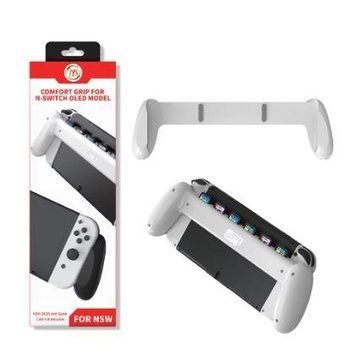 Накладка з ручками + кишені для 6 картриджів JYS-NS217 (White) для Nintendo Switch OLED 1155 фото