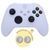 Ультратонкий силіконовий чохол Full White для геймпаду Xbox Series X|S + в подарунок накладки на стіки 1335 фото
