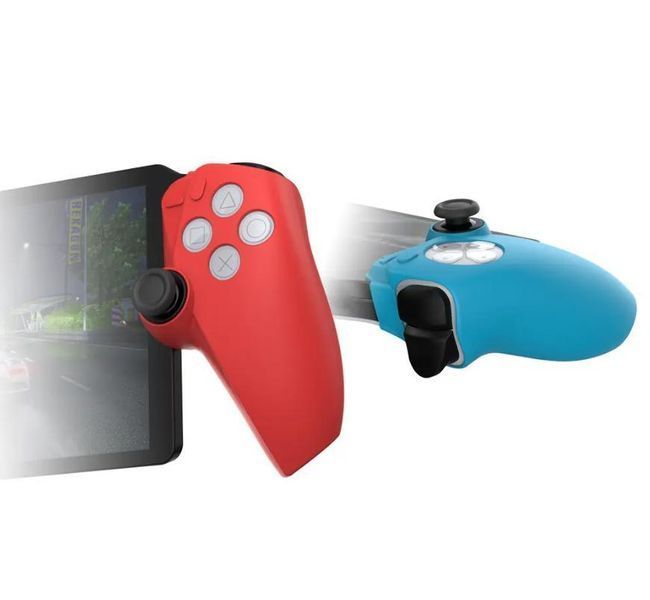 Силіконові рукоятки Dobe TP5-3555 Red-Blue для ігрової приставки Sony PlayStation Portal 1256 фото