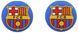 Силіконові накладки на стіки FC Barcelona для геймпадів PS4 / PS5 / Xbox (2шт.) 1205 фото 1