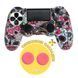 Защитный силиконовый чехол для геймпада Sony DualShock 4&trade; (PS4) type 20 + в подарок накладки на стики 0754 фото 1