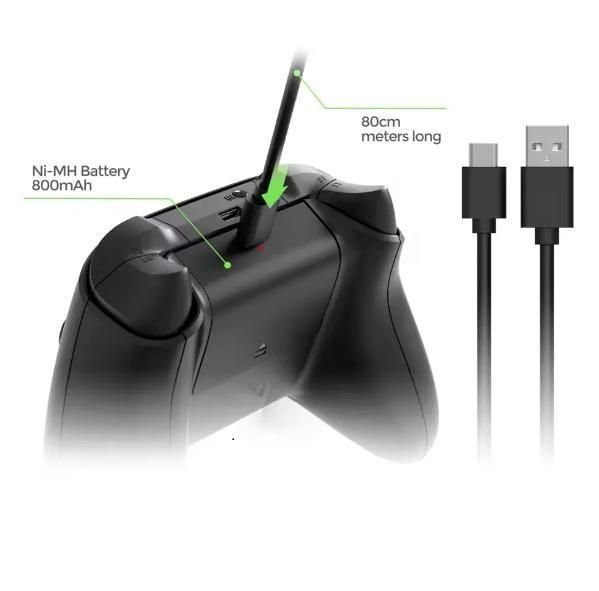 Акумуляторна батарея DOBE TYX-2610B (800 mAh) Black + кабель Type-C (80 cм) для геймпада Microsoft Xbox Series S|X 1377 фото