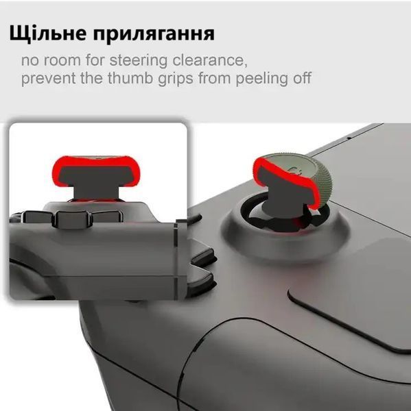 Накладки на стики Skull & Co. (6в1) для игровой приставки Steam Deck / ASUS ROG Ally / Steam Deck OLED (Black) 0917 фото