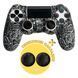 Защитный силиконовый чехол для геймпада Sony DualShock 4&trade; (PS4) type 21 + в подарок накладки на стики 0755 фото 1