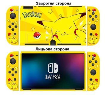 Чохол накладка Pikachu для Nintendo Switch OLED 1106 фото