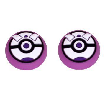 Силіконові накладки на стіки Pokemon Ball: Espeon для геймпадів Sony DualShock PS4 / DualSense PS5 / Xbox Series|One (2шт.) 0868 фото