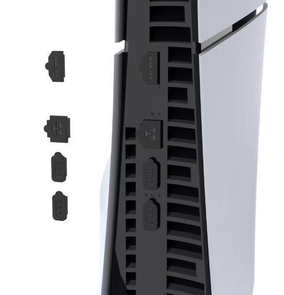 Защитный комплект от пыли и царапин iPega PG-P5S012 (8в1) для игровой приставки Sony PlayStation 5 SLIM 1157 фото