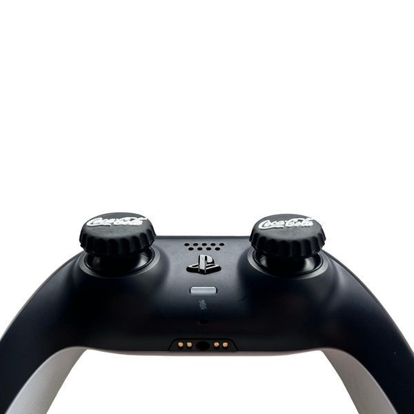 Силіконові накладки на стіки Coca Cola (Black) для геймпадів Sony DualShock PS4 / DualSense PS5 / Xbox Series|One / Pro Controller (2шт.) 1394 фото