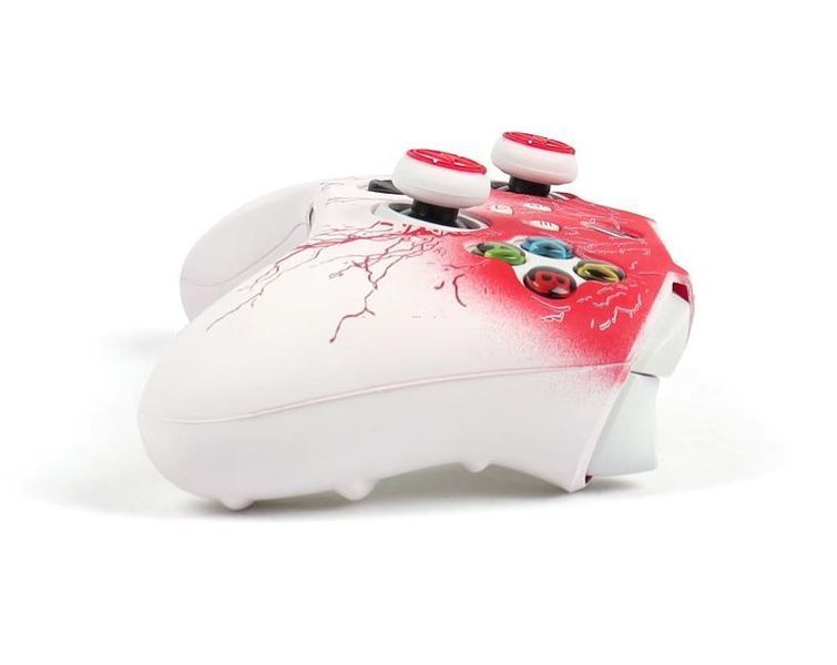 Якісний захисний силіконовий чохол Red Lightning для геймпаду Xbox Series X|S + накладки на стіки 1303 фото