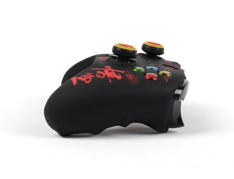 Якісний захисний силіконовий чохол Black Myth: Wukong (Red) для геймпаду Xbox Series X|S + накладки на стіки 1411 фото