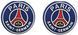 Силіконові накладки на стіки Paris Saint-Germain для геймпадів PS4 / PS5 / Xbox (2шт.) 1207 фото 1