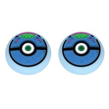 Силіконові накладки на стіки Pokemon Ball: Venusaur для геймпадів Sony DualShock PS4 / DualSense PS5 / Xbox Series|One (2шт.) 0869 фото