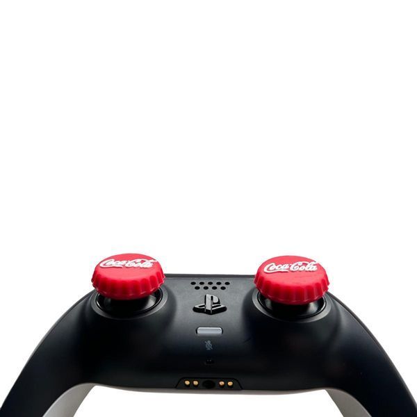 Силіконові накладки на стіки Coca Cola (Red) для геймпадів Sony DualShock PS4 / DualSense PS5 / Xbox Series|One / Pro Controller (2шт.) 1393 фото