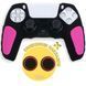 Якісний захисний силіконовий чохол Rubber Protective (Black/White) для геймпада DualSense Sony PlayStation 5 (PS5) + накладки на 1365 фото
