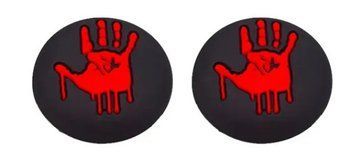 Силіконові накладки на стіки Blood Hand для геймпадів Sony DualShock PS4 / DualSense PS5 / Xbox Series|One (2шт.) 0821 фото