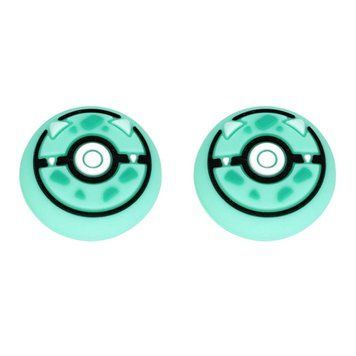 Силіконові накладки на стіки Pokemon Ball: Bulbasaur для геймпадів Sony DualShock PS4 / DualSense PS5 / Xbox Series|One (2шт.) 0870 фото