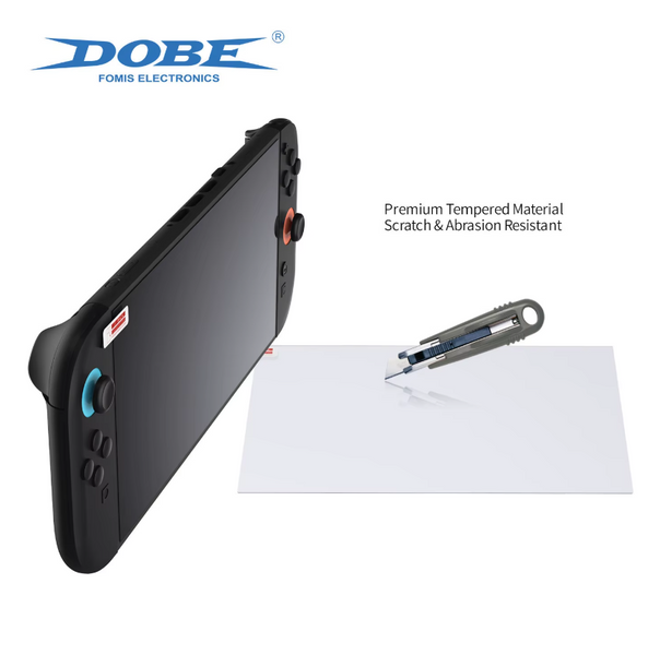 Загартоване захисне скло Dobe (2шт.) для ігрової консолі Nintendo Switch 2 1532 фото