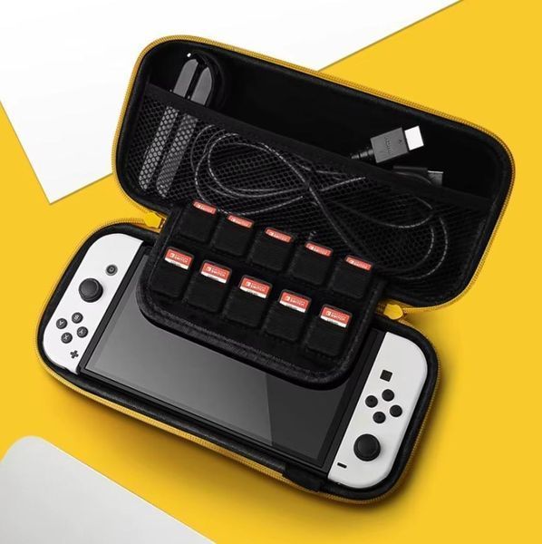 Жорсткий захисний кейс чохол Pokemon Pikachu для ігрової консолі Nintendo Switch / Nintendo Switch OLED 1445 фото