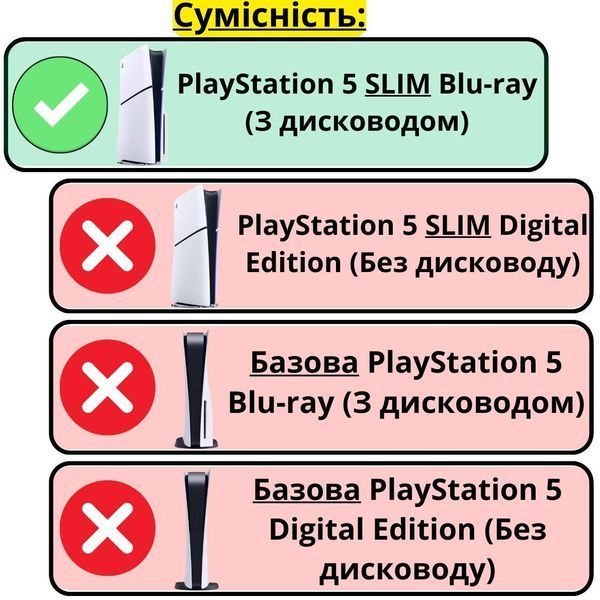 Комплект вінілових наліпок Honson (Naruto: Akatsuki Cloud) для Sony PlayStation 5 SLIM Blu-ray та Dualsense 1082 фото