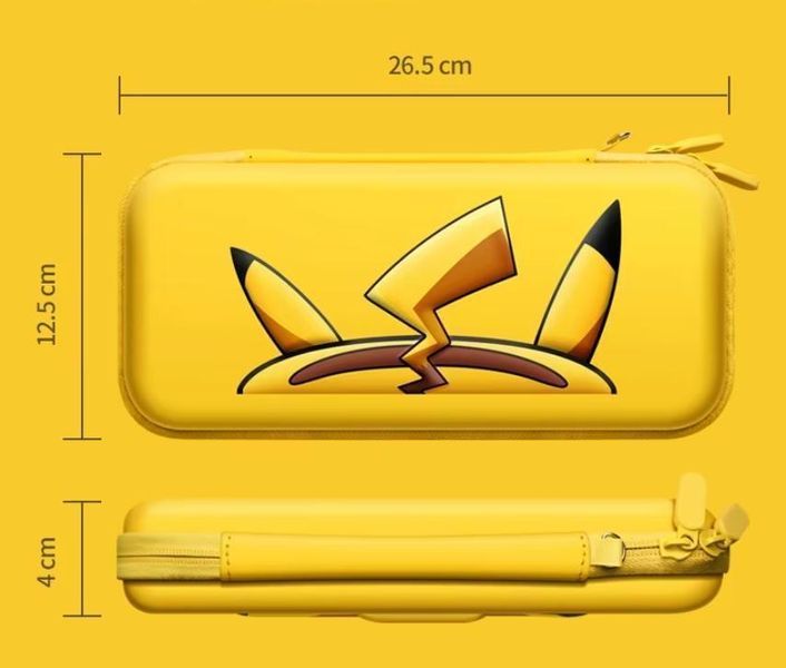 Жорсткий захисний кейс чохол Pokemon Pikachu для ігрової консолі Nintendo Switch / Nintendo Switch OLED 1445 фото