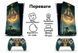 Комплект вінілових наліпок Honson (Elden Ring) для Sony PlayStation 5 SLIM Blu-ray та Dualsense 1032 фото 2