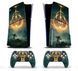 Комплект вінілових наліпок Honson (Elden Ring) для Sony PlayStation 5 SLIM Blu-ray та Dualsense 1032 фото 1