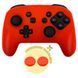 Захисний силіконовий чохол Red для геймпаду Pro Controller Nintendo + в подарунок накладки на стіки 1325 фото 1