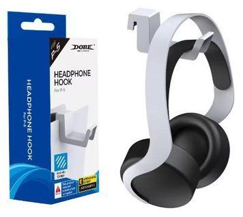 Кріплення DOBE TP5-0595 для навушників Pulse 3D на бічній панелі Sony PlayStation 5 / PS5 Slim (White) 1009 фото