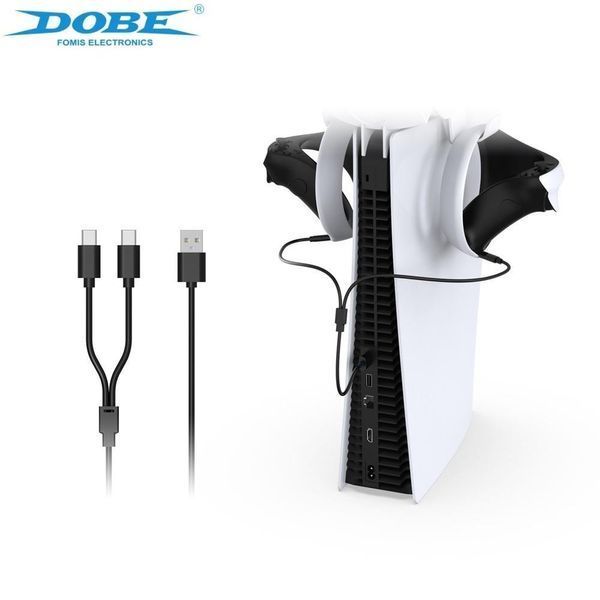 Подвійний зарядний кабель DOBE TP5-2519 Type-C (80см) для DualSense PS5 та для Sony PlayStation VR2 Sense 1261 фото