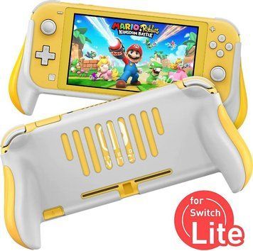 Чохол з ручками Grip Case Yellow для Nintendo Switch LITE 1389 фото