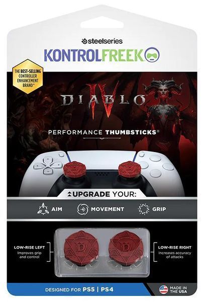 Накладки на стіки KontrolFreek Diablo IV для геймпаду Sony DualSense PS5 / DualShock PS4 0959 фото