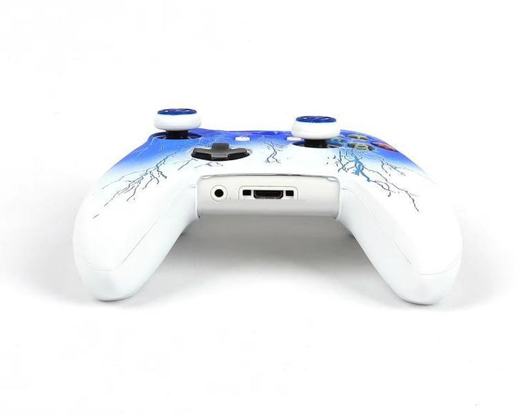 Якісний захисний силіконовий чохол Blue Lightning для геймпаду Xbox Series X|S + накладки на стіки 1427 фото