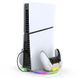Зарядная станция подставка iPega PG-P5S045 для Sony PlayStation 5 PRO / Slim (Disc|Digital Edition) и DualSense с RGB + крепление для наушников (PS5) 1501 фото 7