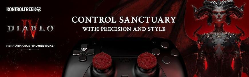 Накладки на стіки KontrolFreek Diablo IV для геймпаду Sony DualSense PS5 / DualShock PS4 0959 фото