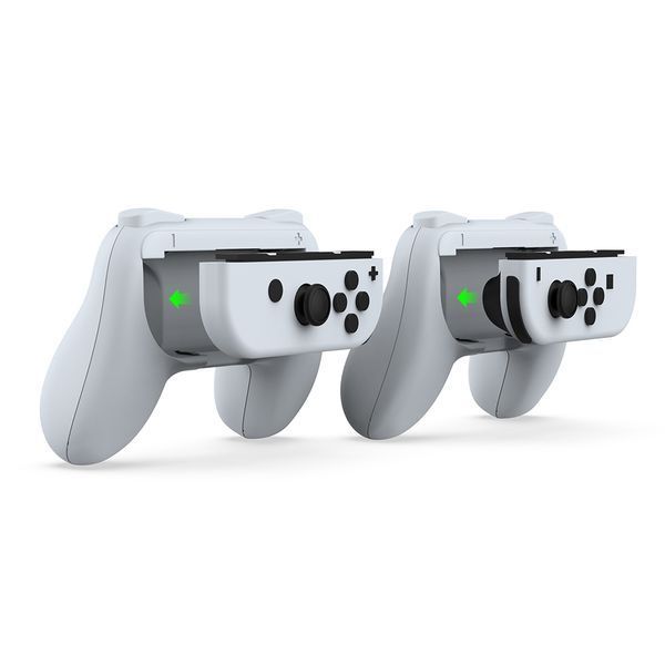 Тримачі DOBE TNS-851B (White) для Joy-Con Controller Grip Nintendo Switch / Switch OLED (2шт.) 1460 фото