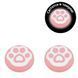 Силіконові накладки на стіки які світяться в темряві Paws Heart (Pink) для геймпадів Sony DualShock PS4 / DualSense PS5 / Xbox 1061 фото