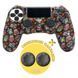 Защитный силиконовый чехол для геймпада Sony DualShock 4&trade; (PS4) type 27 + в подарок накладки на стики 0761 фото 1